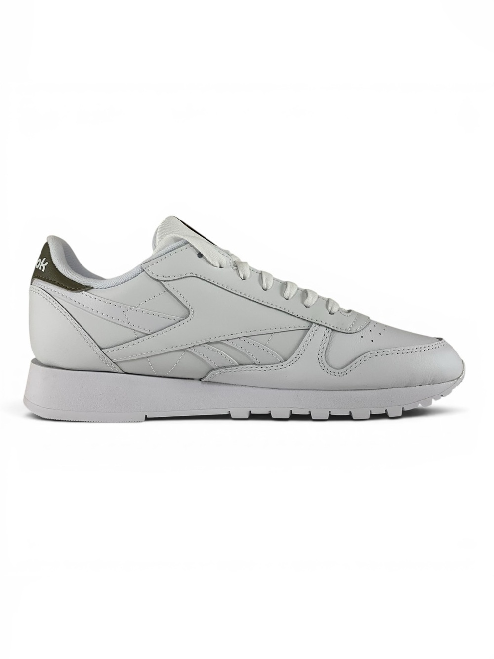 Reebok Classic Leather White Gritty Grey Men's Shoes Sneakers 100242398 - Picture 2 of 10